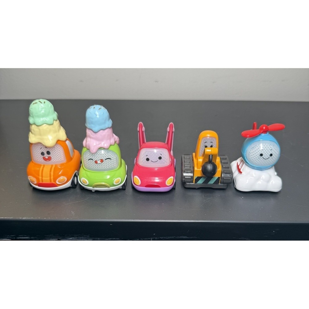 VTech Go! Go! Cory Carson Mini Character Lot RARE Ice Cream Cars PlayZone